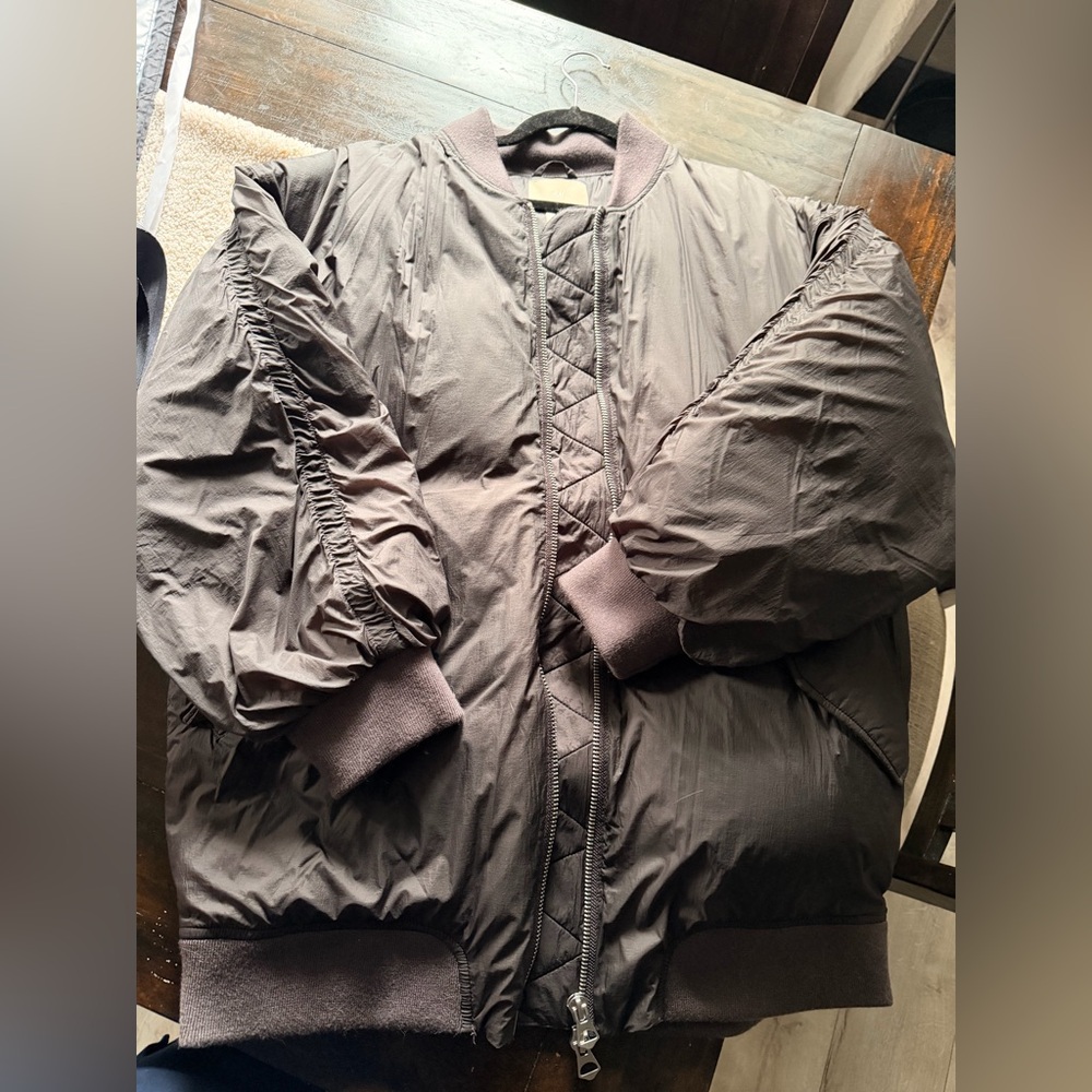 Down feather winter coat